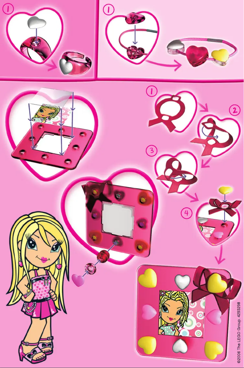 Page 1 de la notice Manuel utilisateur Lego Frame & Hairband