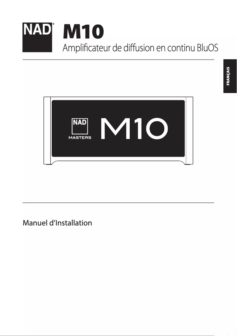Page n°1 - Manuel utilisateur NAD M10
