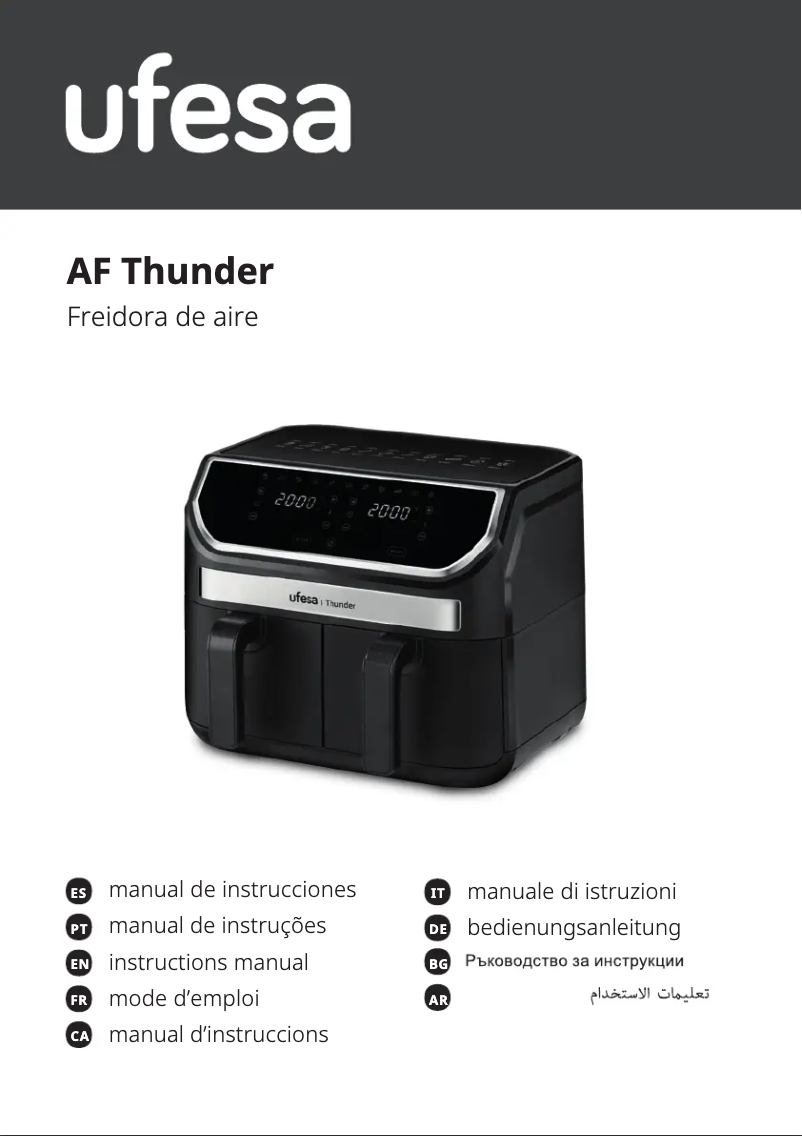 Page n°1 - Manuel utilisateur Ufesa Thunder