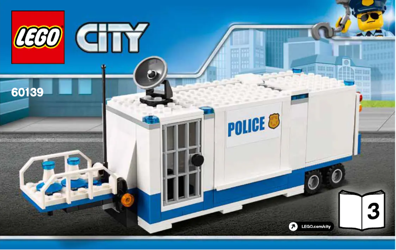 Página 1 del manual Instrucciones visuales Lego City 60139