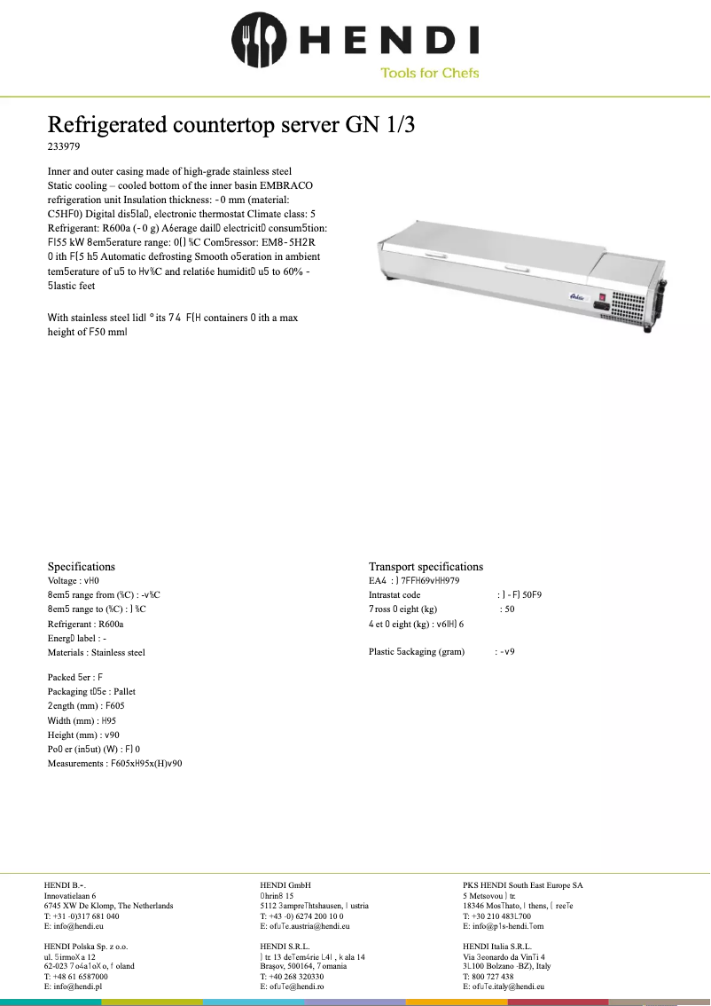 Page n°1 - Fiche technique Arktic 233955