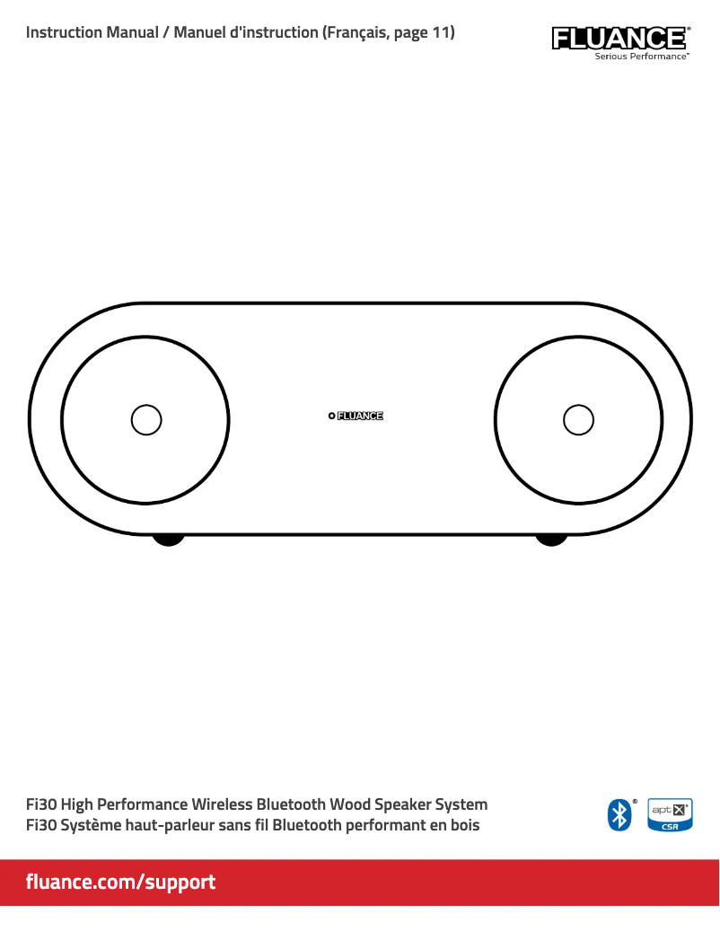 Image de la première page du manuel de l'appareil Fi30