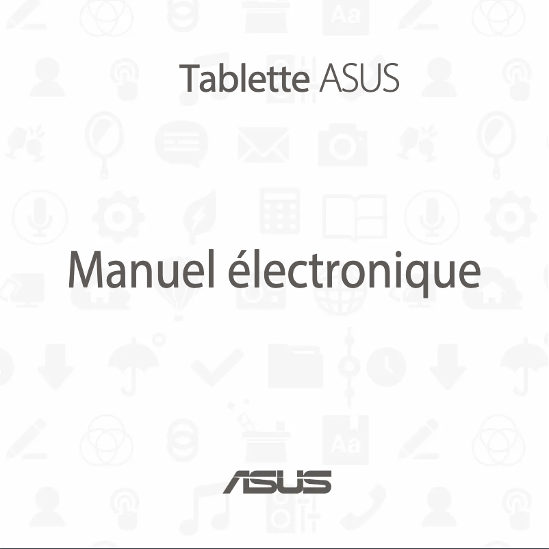 Page n°1 - Manuel utilisateur Asus MeMO Pad 8 ME181C