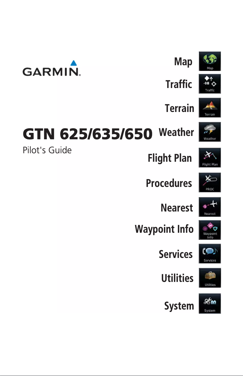 Page 1 de la notice Manuel utilisateur Garmin GTN 650