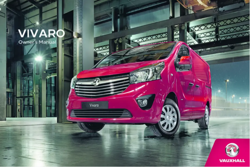 Página 1 del manual Manual de usuario Vauxhall Vivaro (2017)