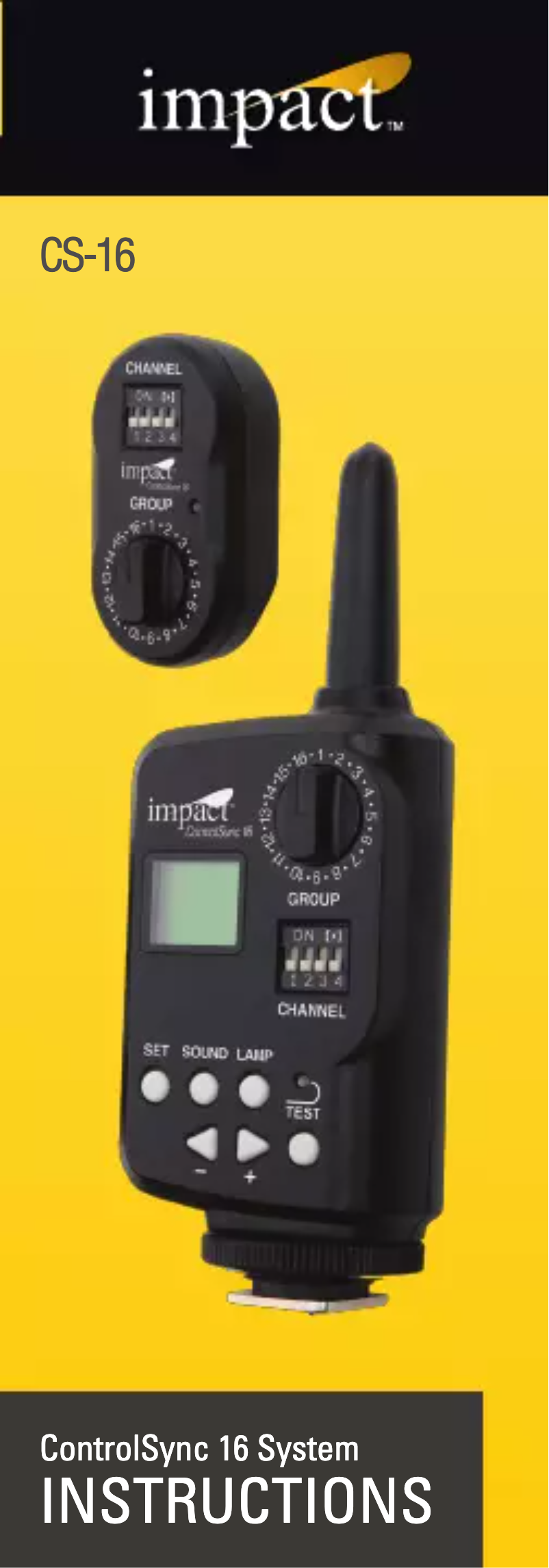 Página 1 del manual Manual de usuario Impact ControlSync 16