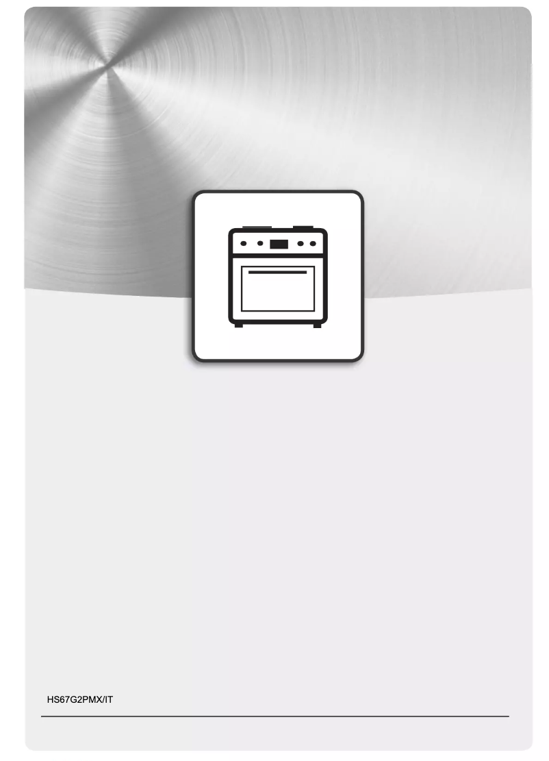 Page n°1 - Manuel utilisateur Hotpoint HS67G2PMX/IT