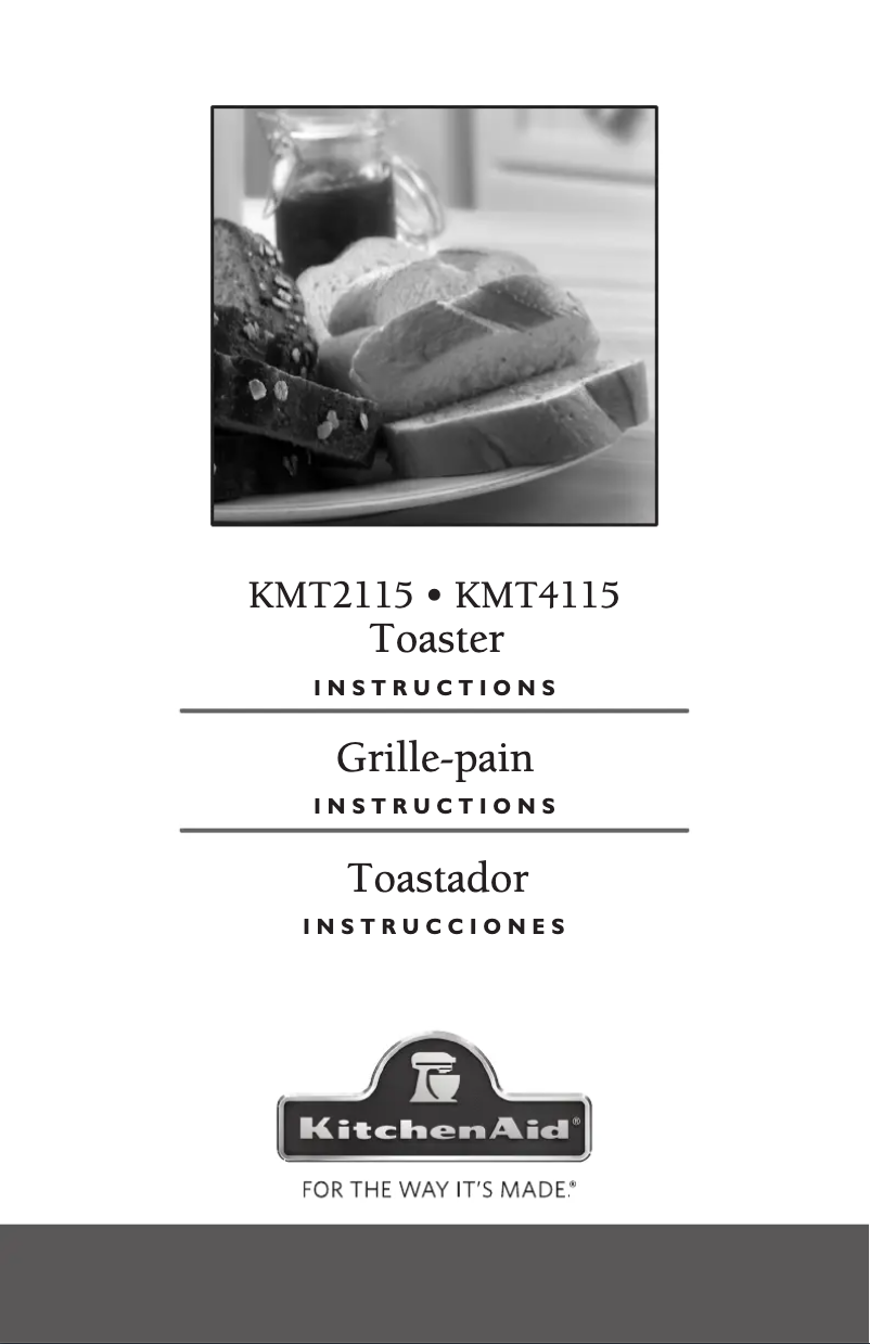 Page 1 de la notice Manuel utilisateur KitchenAid KMT2115CU
