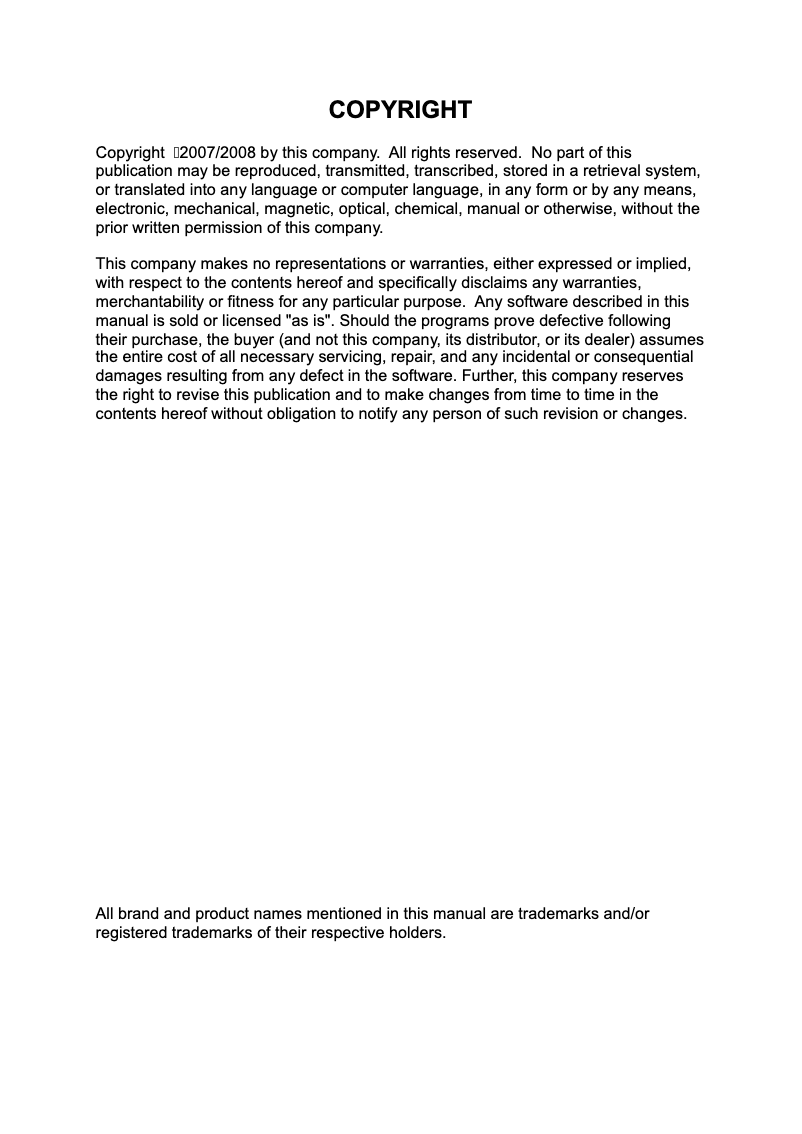 Image de la première page du manuel de l'appareil EKCOWI200