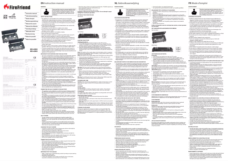 Image de la première page du manuel de l'appareil KO-6582