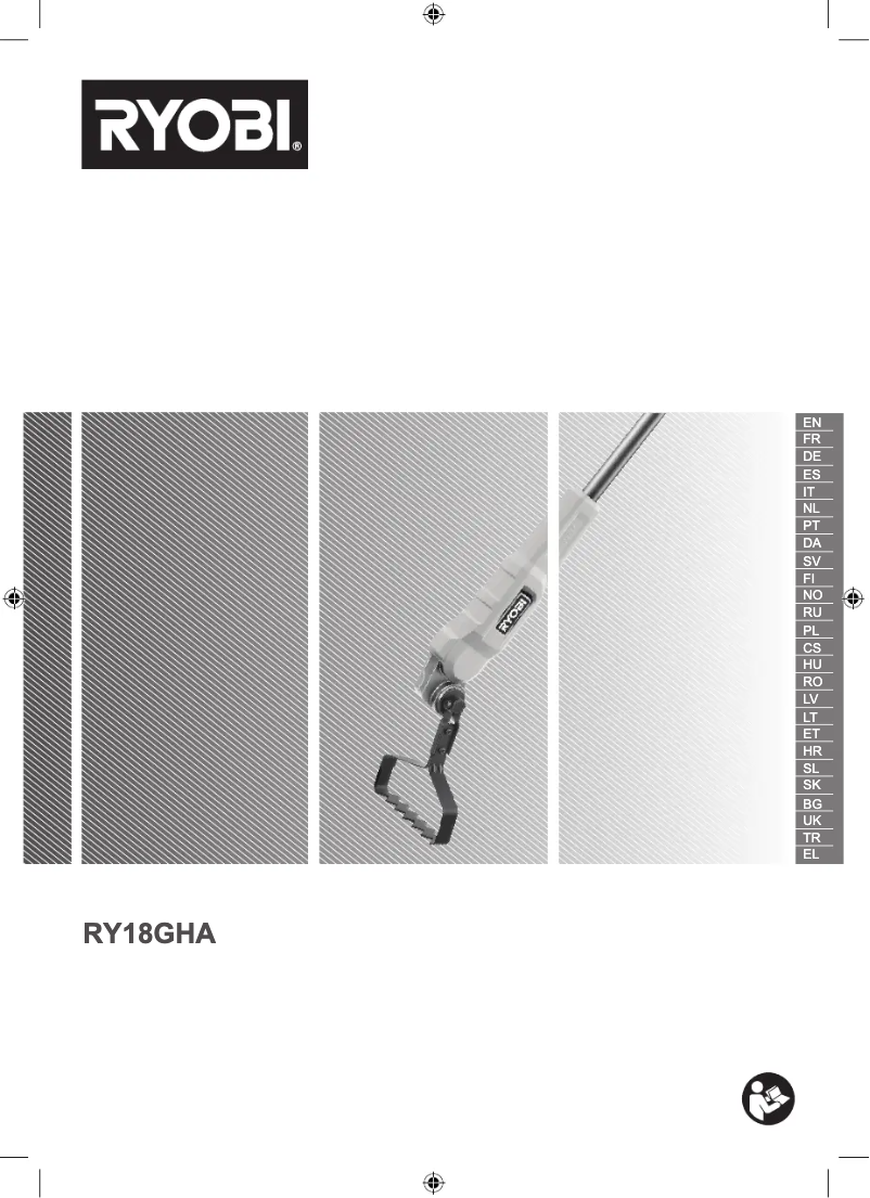 Page n°1 - Manuel utilisateur RYOBI RY18GHA