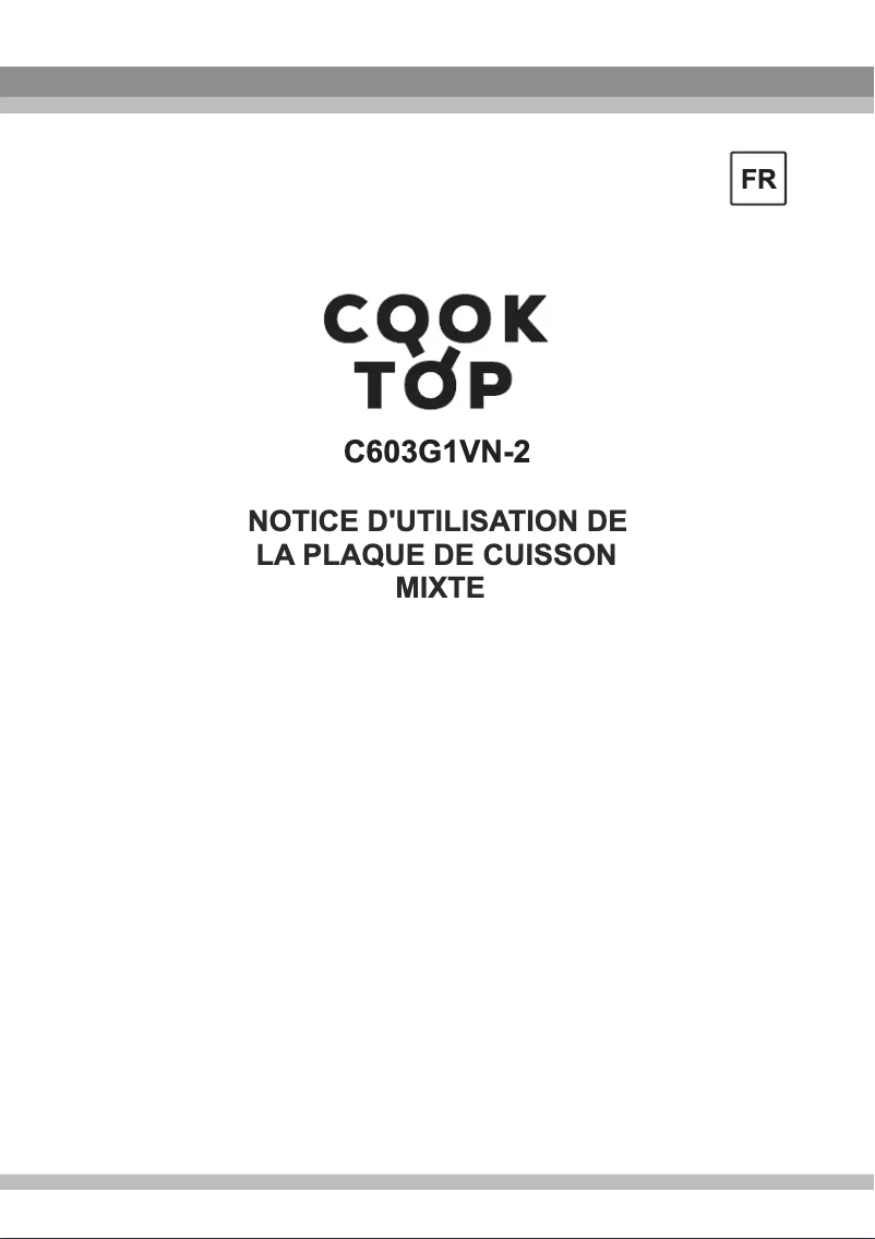 Image de la première page du manuel de l'appareil C603G1VN-2