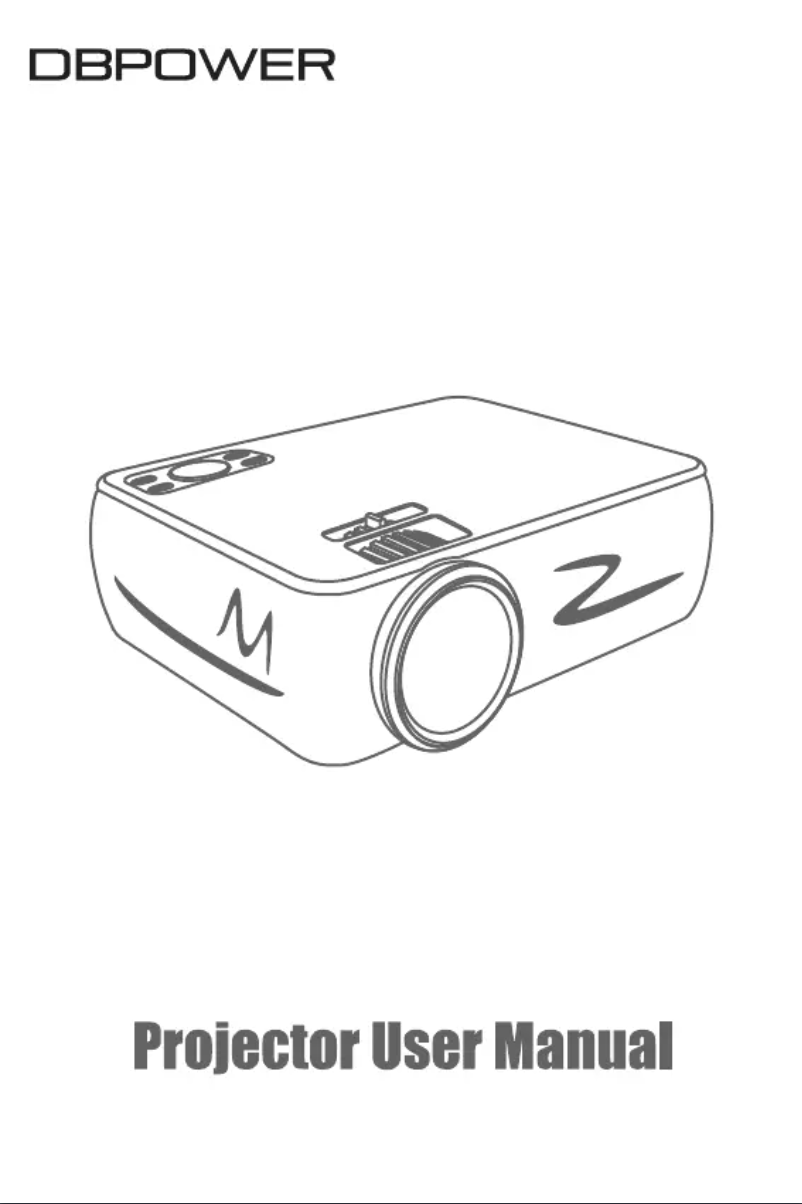 Page 1 of the manual User Manual DBPower X5