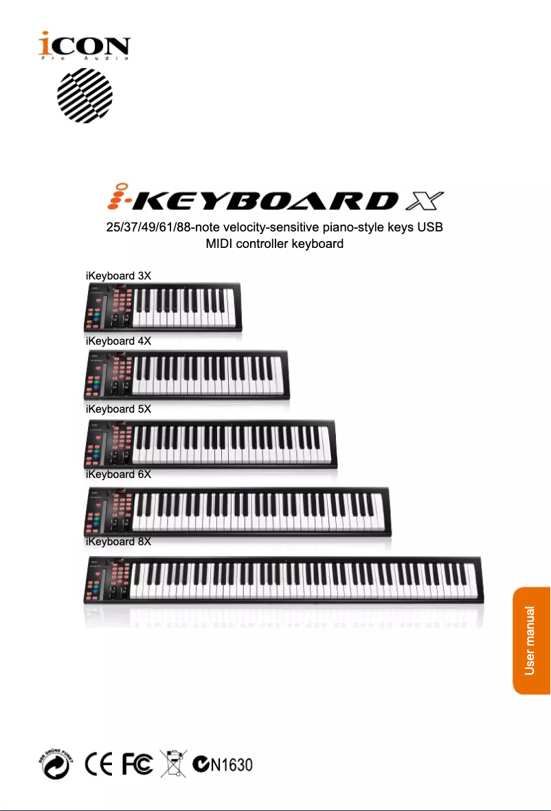 Page n°1 - Manuel utilisateur icon iKeyboard 5X
