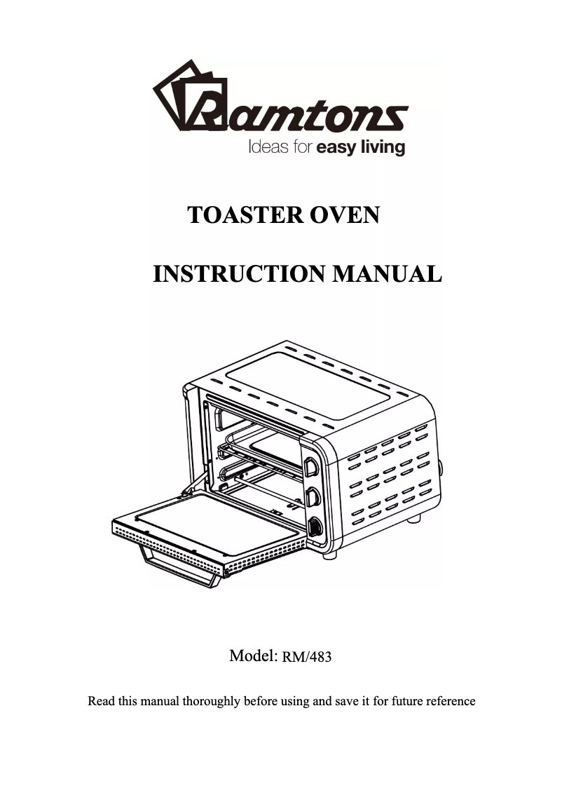 Page n°1 - Manuel utilisateur Ramtons RM/483