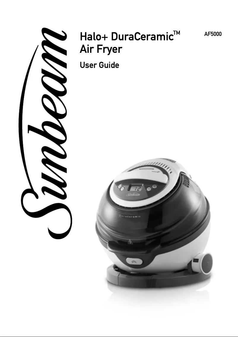 Página 1 del manual Manual de usuario Sunbeam Halo+ DuraCeramic AF5000