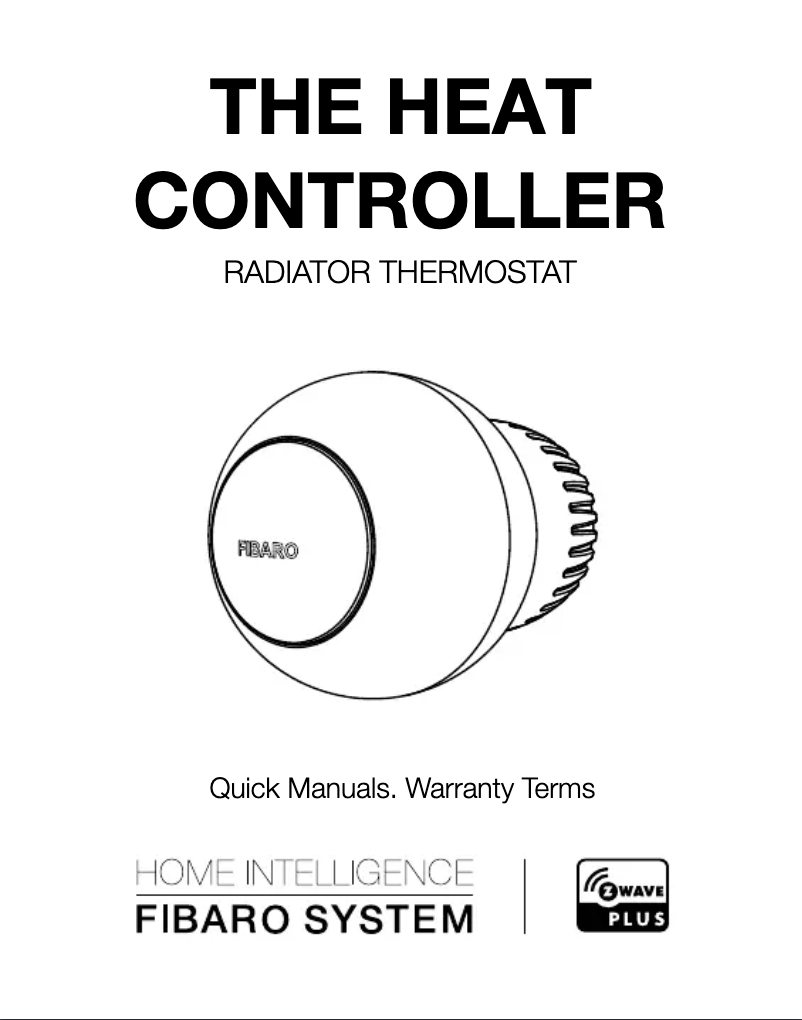 Page 1 de la notice Manuel utilisateur Fibaro The Heat Controller