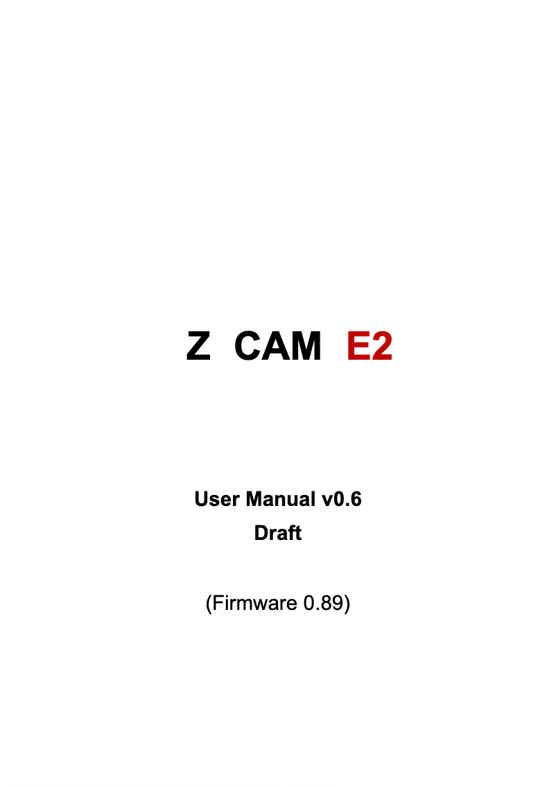 Imagen de la primera página del manual del dispositivo E2
