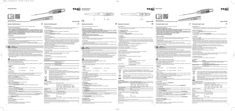 Página 1 del manual Manual de usuario TFA 30.1040