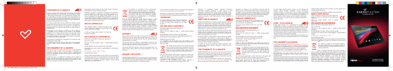 Page n°1 - Manuel utilisateur Energy Sistem Energy Tablet Neo 2