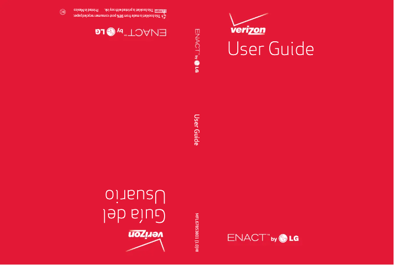 Page n°1 - Manuel utilisateur LG Enact