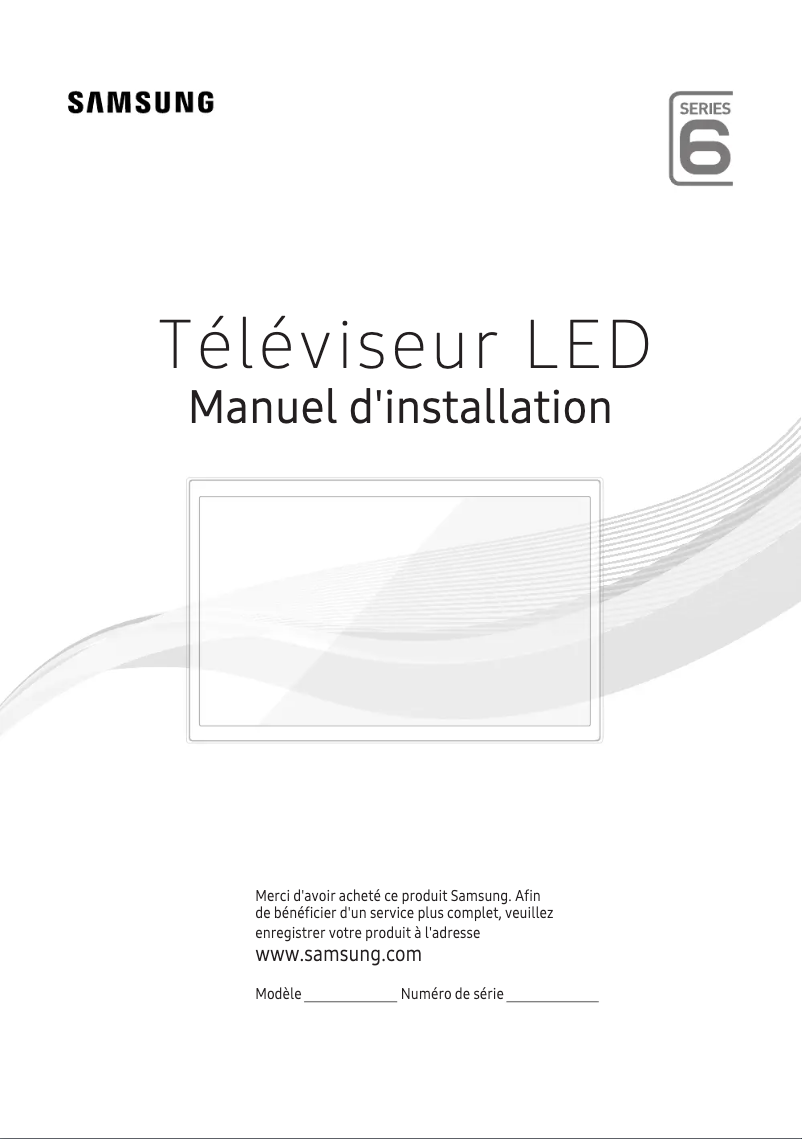 Page n°1 - Manuel utilisateur Samsung HG43EE694DK
