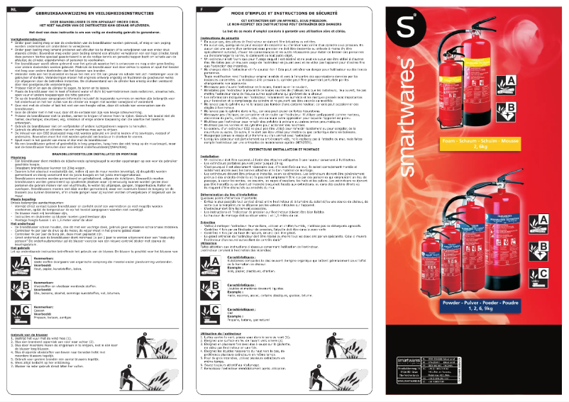 Page 1 de la notice Manuel utilisateur Smartwares BB6 DE/FR/NL