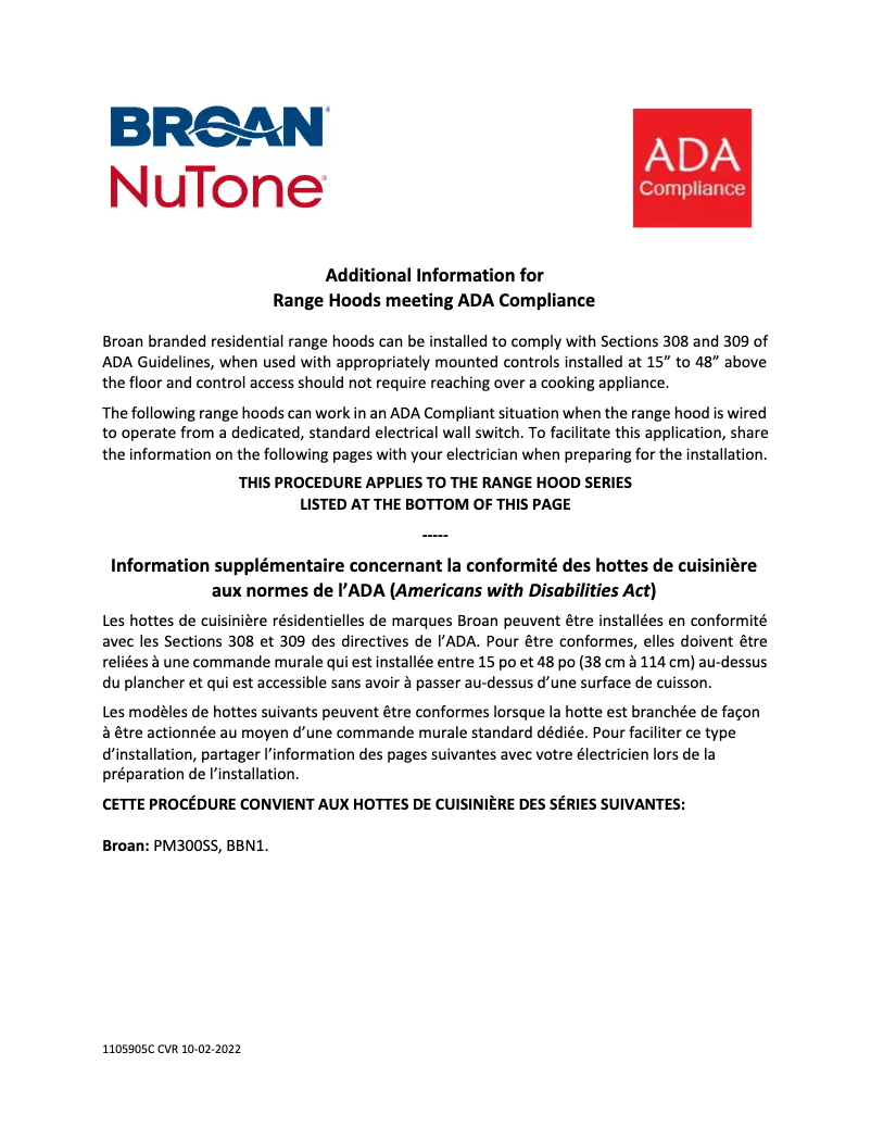 Image de la première page du manuel de l'appareil BBN1243SS