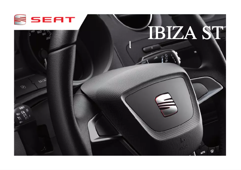 Page 1 de la notice Manuel utilisateur Seat Ibiza ST (2012)