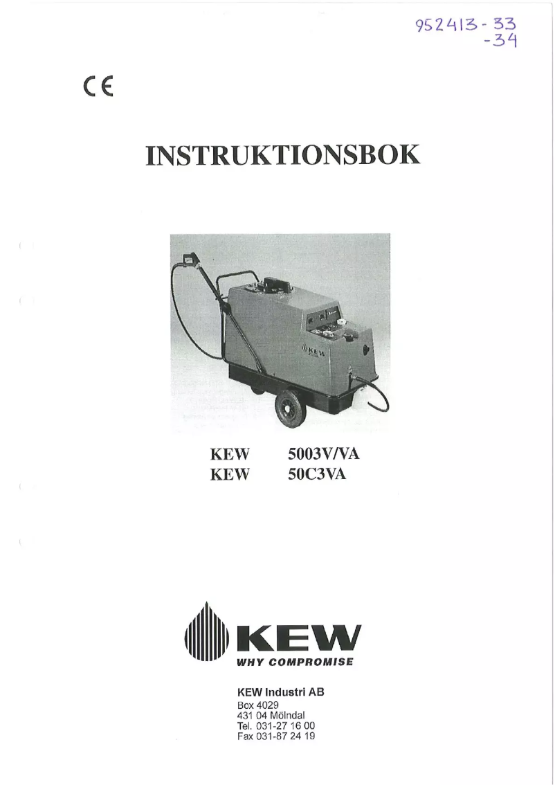Page n°1 - Manuel utilisateur KEW 50C3VA
