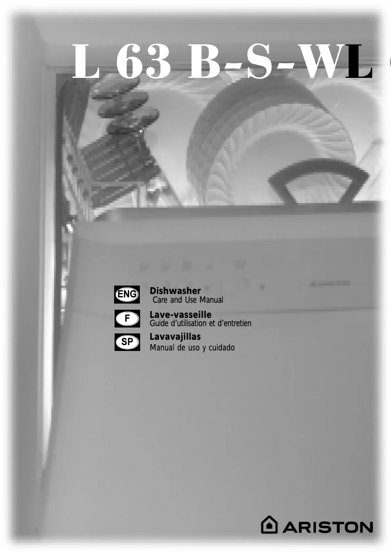 Page 1 de la notice Manuel utilisateur Ariston Thermo L 63 B NA