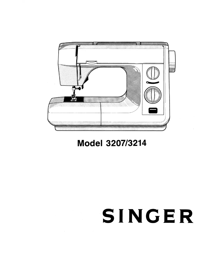 Page n°1 - Manuel utilisateur Singer 3214