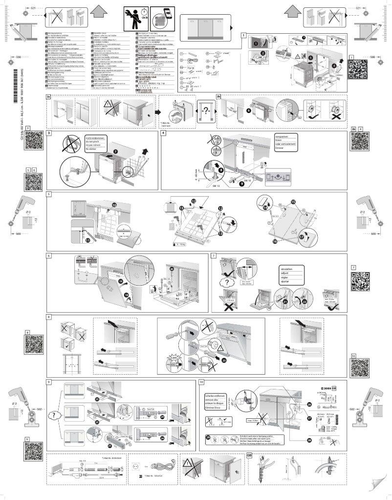 Page 1 de la notice Manuel utilisateur Neff S255EVX04E