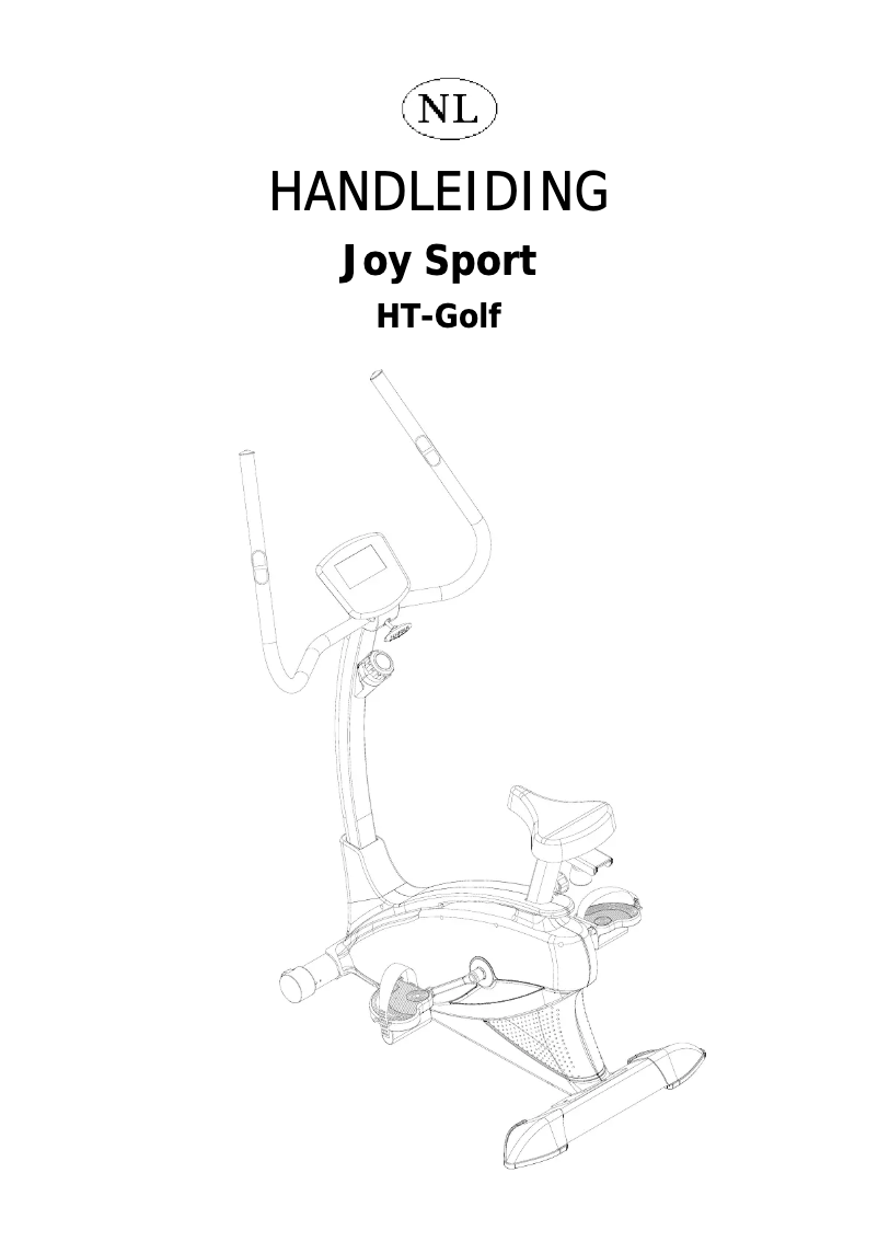 Page n°1 - Manuel utilisateur Joy Sport HT-Golf