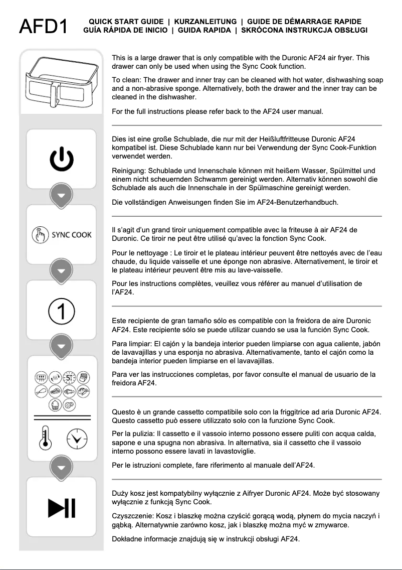 Image de la première page du manuel de l'appareil AFD1