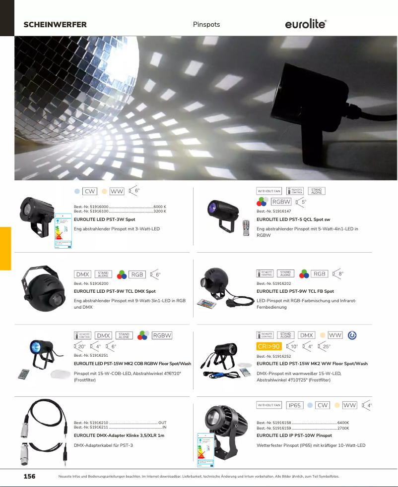 Image de la première page du manuel de l'appareil LED IP PST-10W