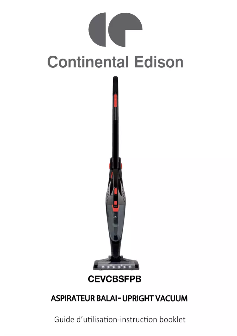 Image de la première page du manuel de l'appareil CEVCBSFPB