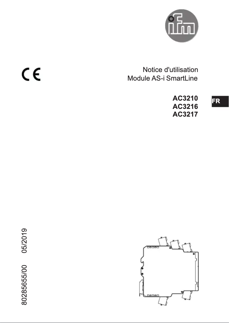 Page n°1 - Manuel utilisateur IFM AC3216