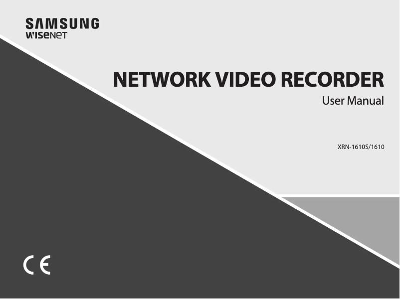 Página 1 del manual Manual de usuario Hanwha XRN-1610P