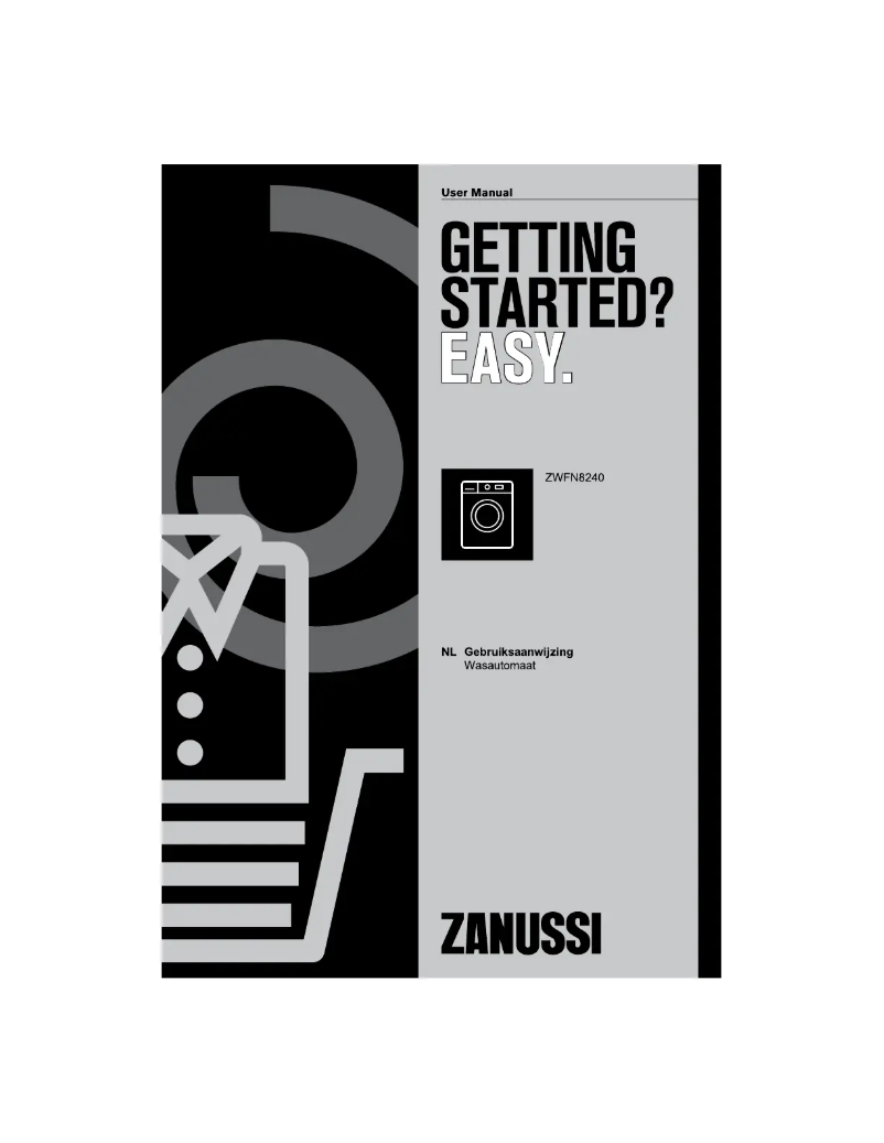Image de la première page du manuel de l'appareil ZWFN8240