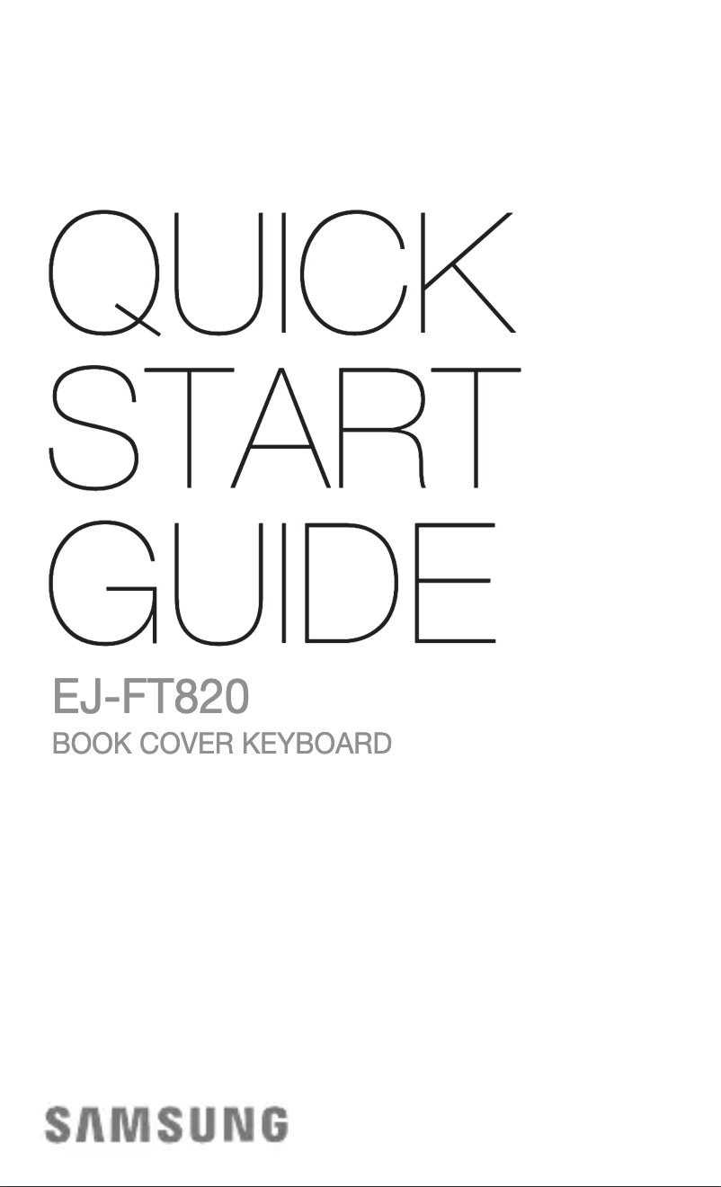 Page 1 de la notice Manuel utilisateur Samsung EJ-FT820