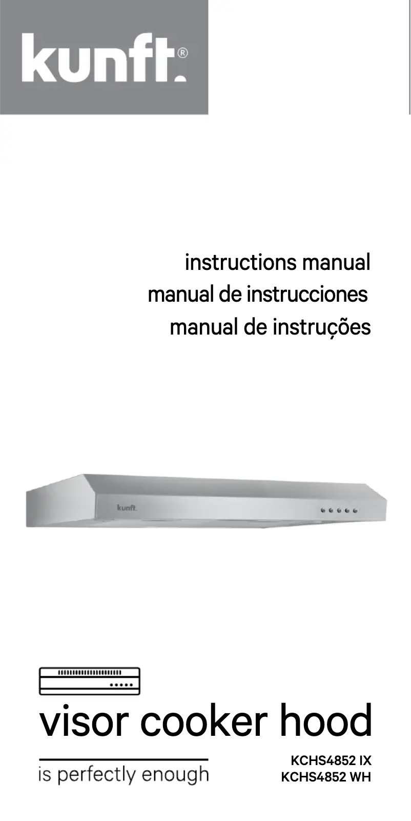 Page n°1 - Manuel utilisateur Kunft KCHS4582 WH