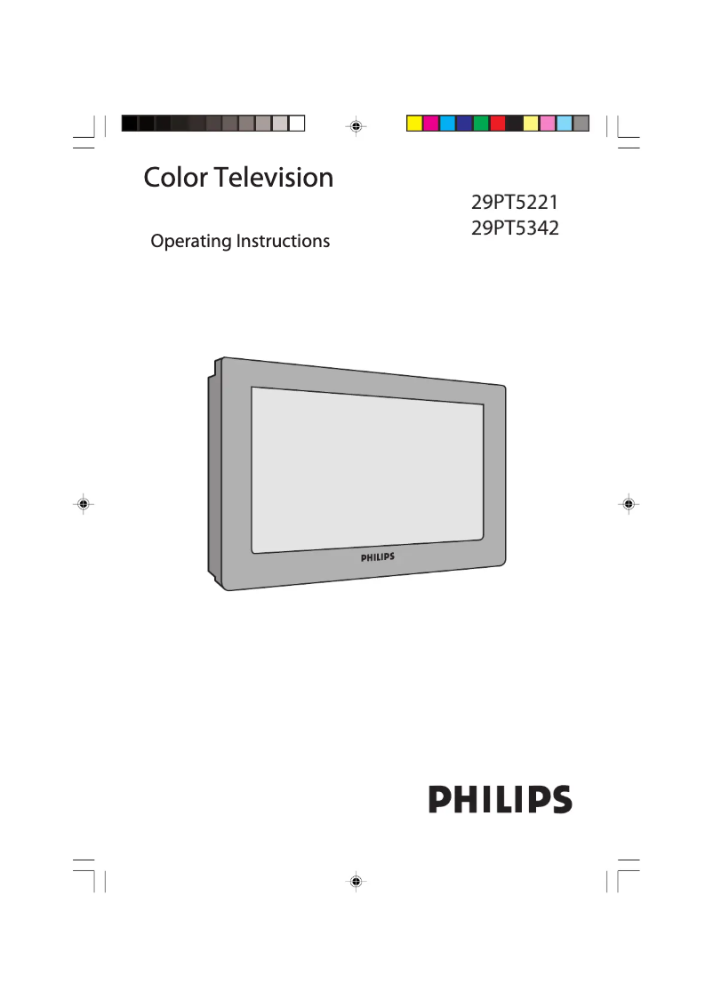 Page 1 de la notice Manuel utilisateur Philips 29PT5342