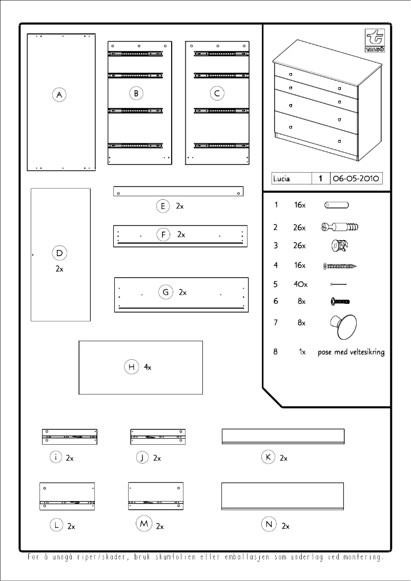 Page n°1 - Manuel utilisateur Talgø Lucia