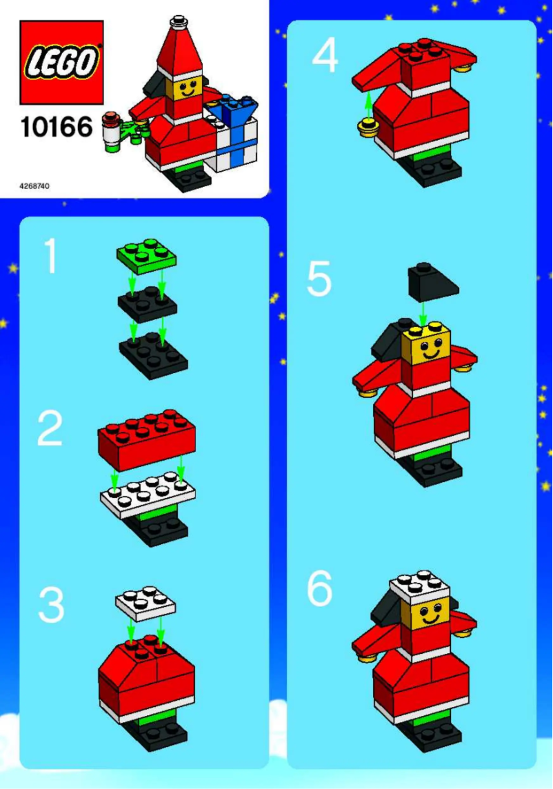 Page 1 de la notice Manuel utilisateur Lego Bionicle 10166