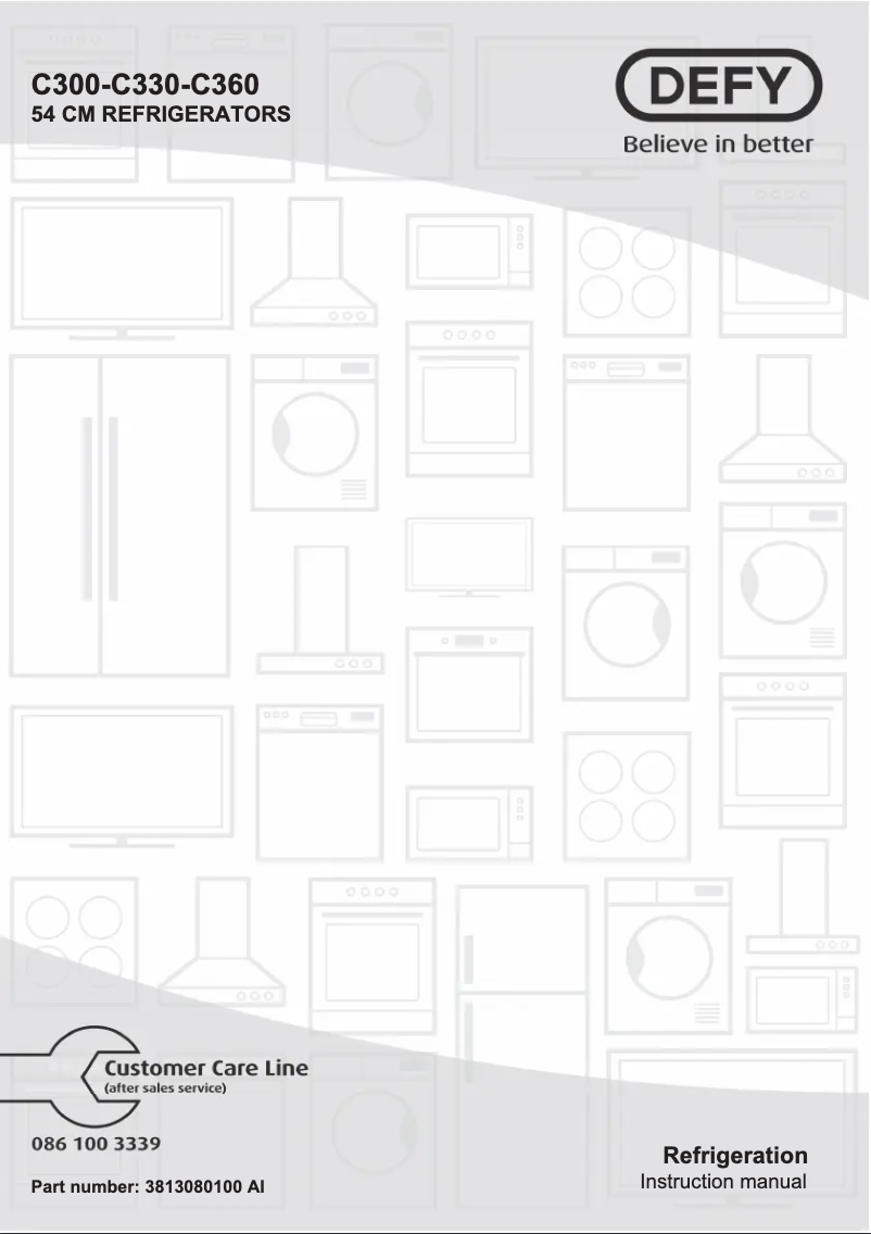 Page n°1 - Manuel utilisateur Defy DAC475