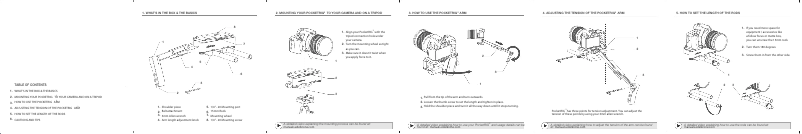 Page 1 de la notice Manuel utilisateur Edelkrone PocketRig 2
