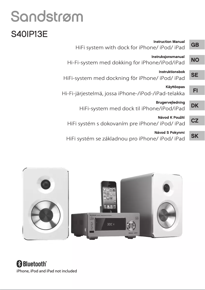 Página 1 del manual Manual de usuario Sandstrøm S40IP13E