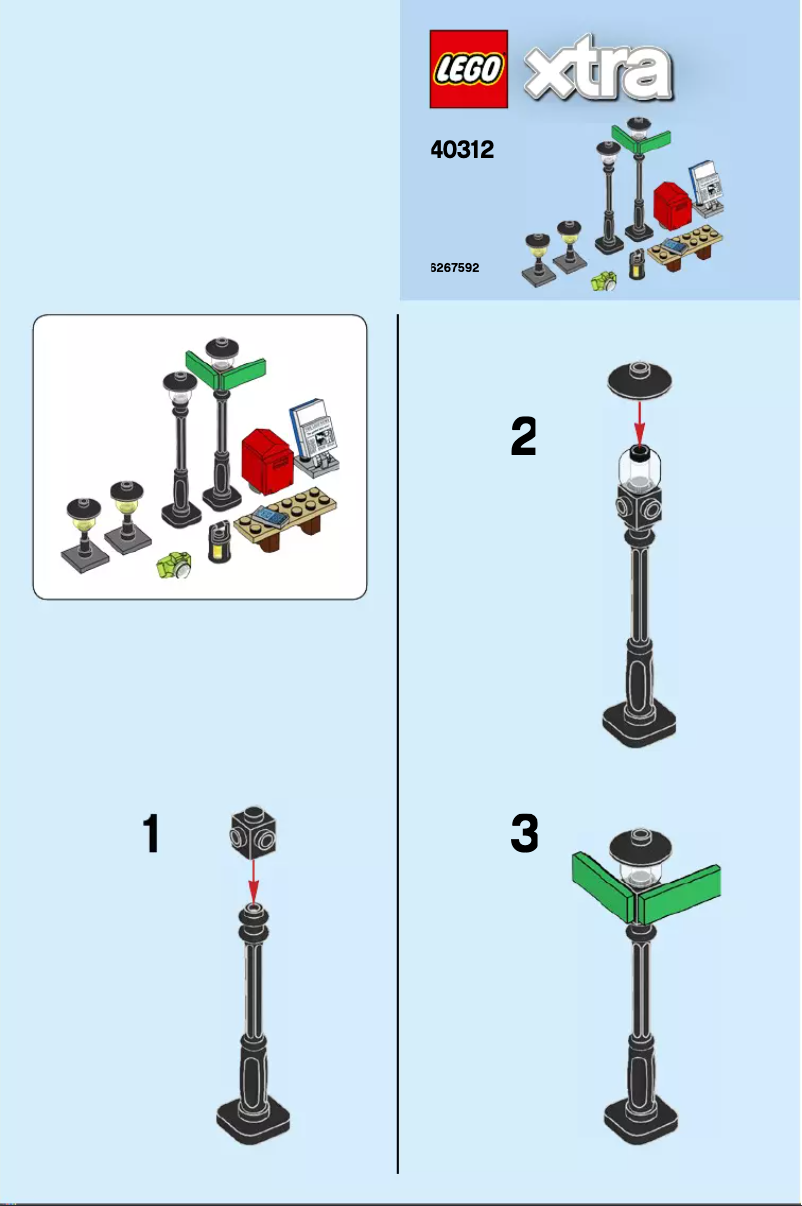 Page n°1 - Manuel utilisateur Lego Xtra 40312