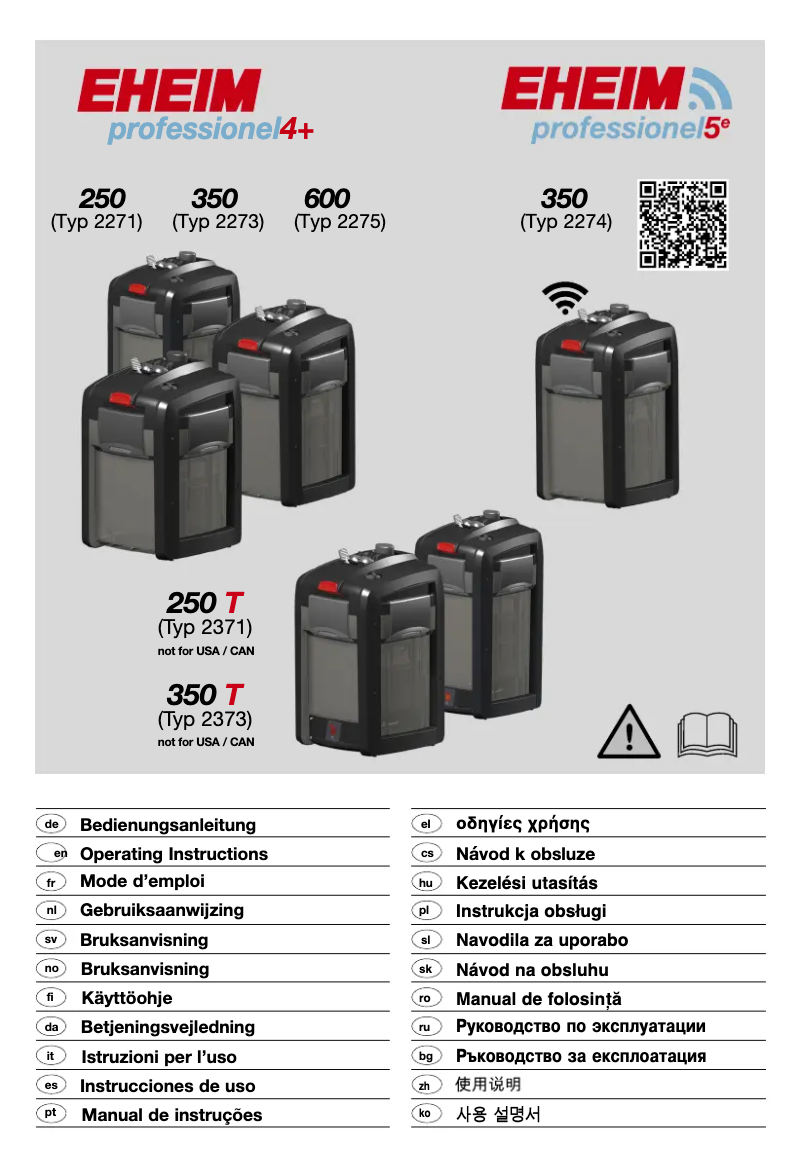 Image de la première page du manuel de l'appareil Professionel 5e 350